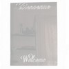 Miroir rectangle Bienvenue Welcome