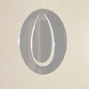 Miroir ovale int&eacute;rieur perle
